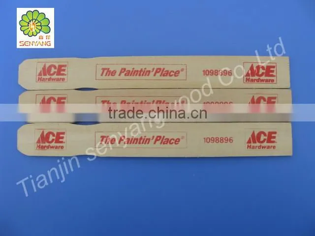 fsc pine wood disposable stir sticks Paint paddle