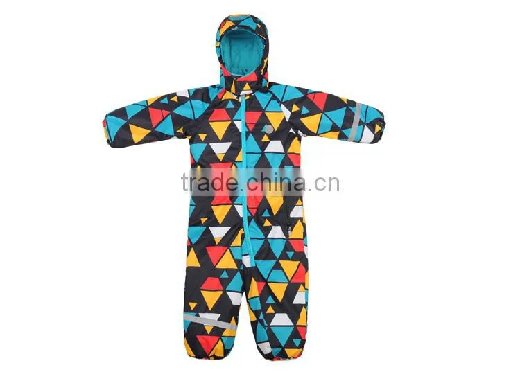 colorful children pullover snow ski wear