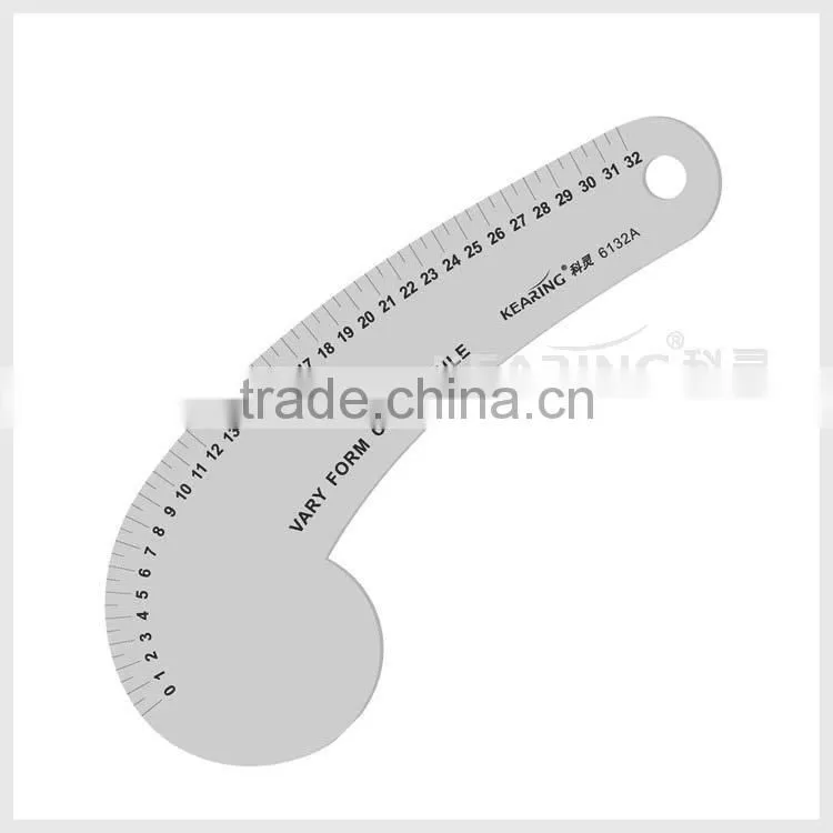 Sewing aluminium clothing template curve rulers,garment rulers China Kearing brand #6324a