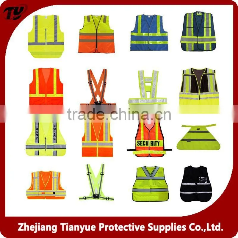 2016 High visibility safety traffic reflective T-shirt motorcycle reflective safety vest