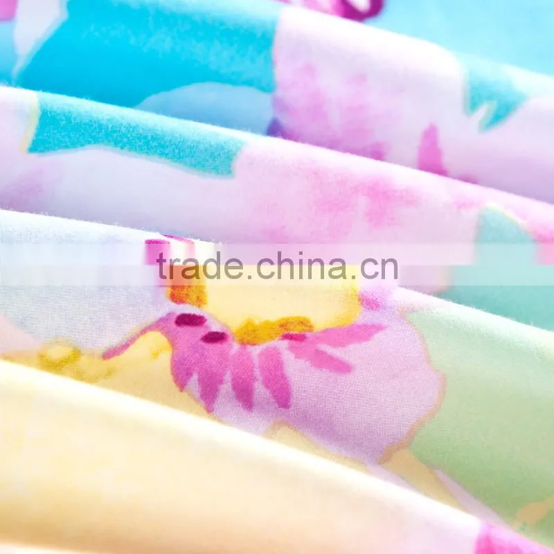 100% cotton reactive printed bedding set