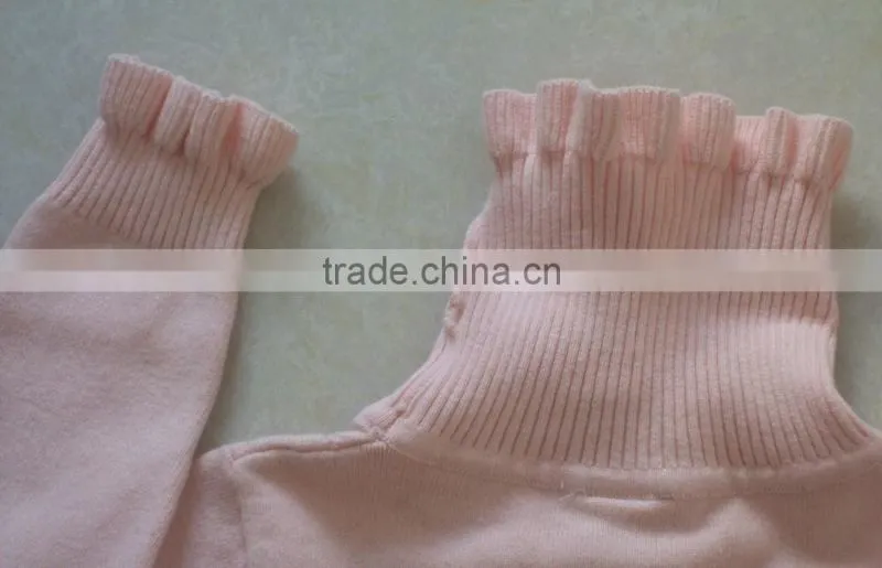 Multi Stringy Selvedge girls' Korean Pullover Pattern Knitwear Women Manufacturer (BKN5266)