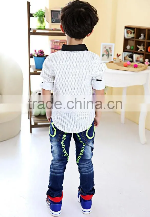 New style fashion baby boy shirt Polka Dot boy's shirt t-shirt