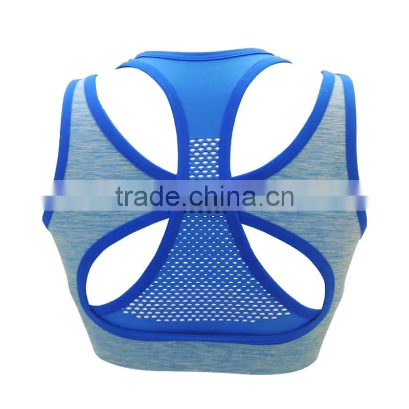 2017 mature women seamless bra lingerie brand gym wear plain sexy sports bra
