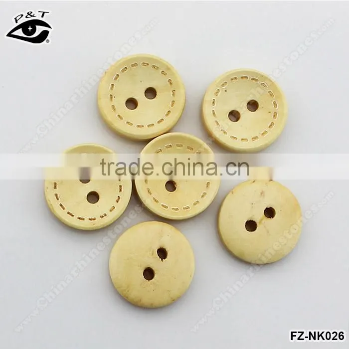 15MM Round shape Printed Pattern wood buttons for clothing shoes bags diy crafts decorations