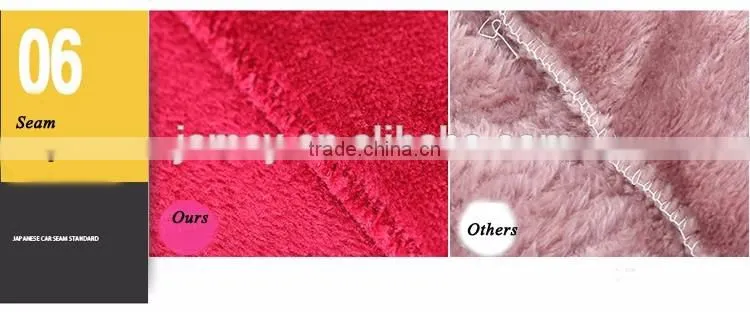 Polar fleece robe anti-pilling stripe formal wear light colors manufacture