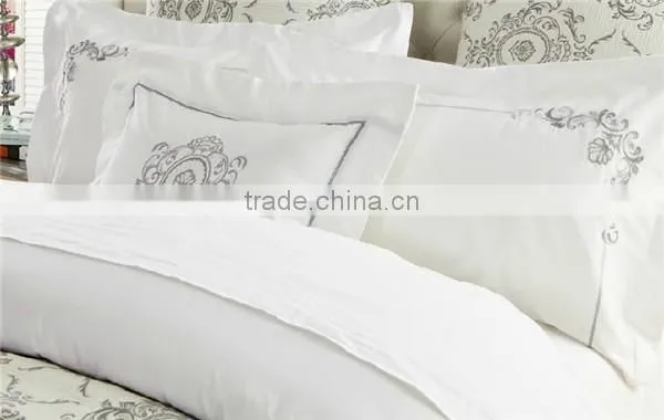 Top 100% cotton Hotel use bed sheet from China Supplier