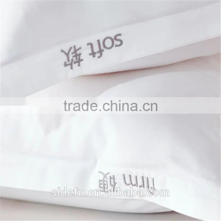 Wholesale 100% Cotton Fancy Custom Hotel Pillow Case