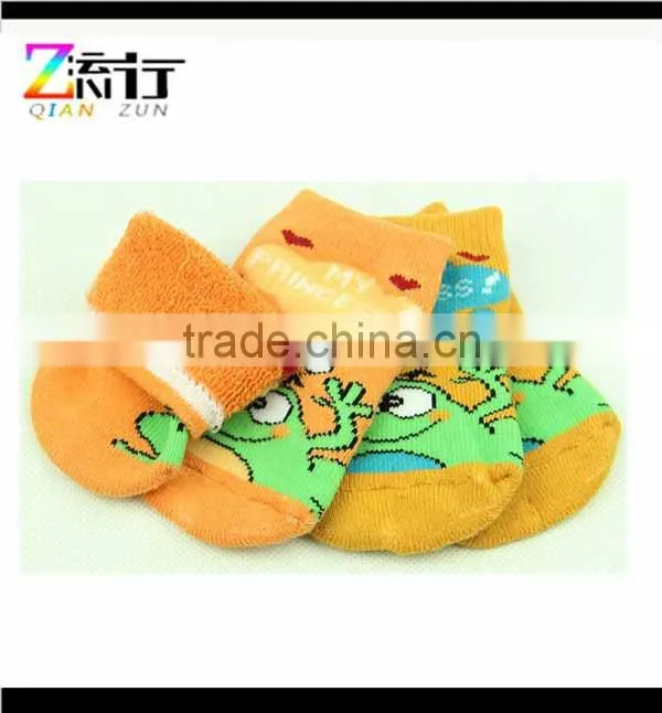 baby yellow socks/wholesale custom baby socks/Cute cotton socks
