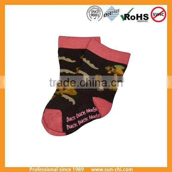 winter feather multi-color customer design baby thick winter socks