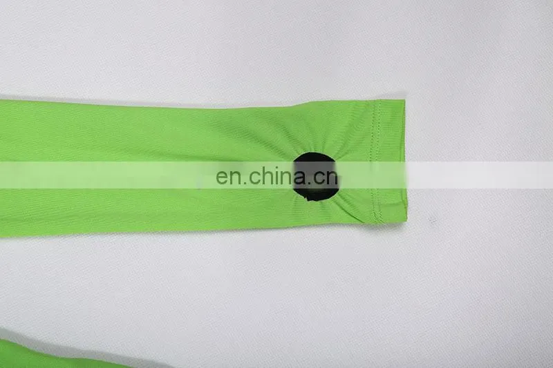 Green Mens Compression Wear Long Sleeve