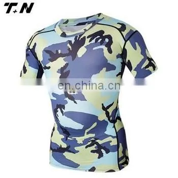 Hot sale cheap camo mma rash guard