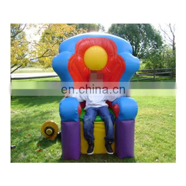 new inflatable king throne chair for decoration