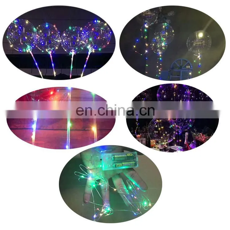 Hot sale event party 24inch inflatable helium balloon christmas ball with lights