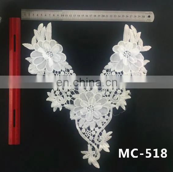 Embroidery Chemical Flower Neck Lace Collar