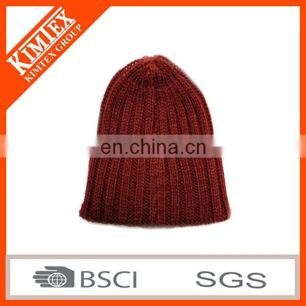 custom promotional colourful fashion knitted winter hat