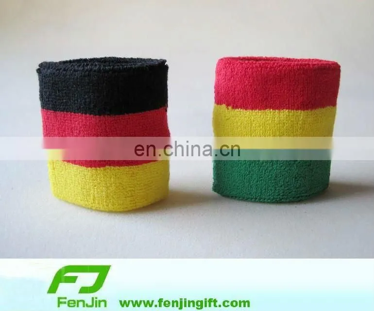 sport wristband terry zipper sweatbands