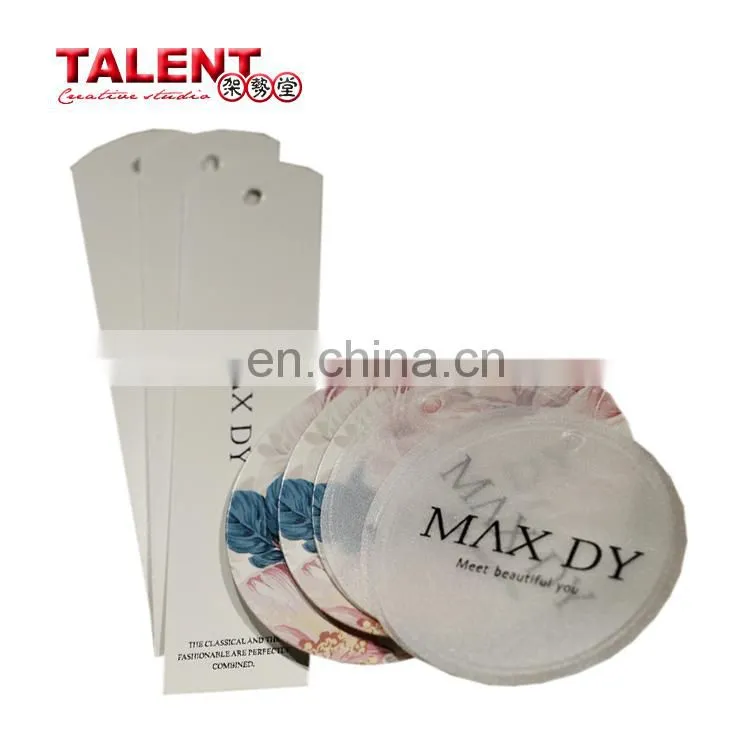 Custom Design colorful hang tag for clothing with high quality