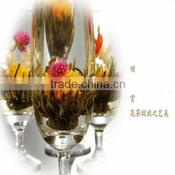 China well-known new year tea gift blooming flower tea,natural and health Blooming flower Tea