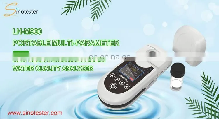 multiparameter COD residual chlorine dioxide ammonia nitrogen nitrite zinc cadmium Portable Water Quality Testing Meter Analyzer