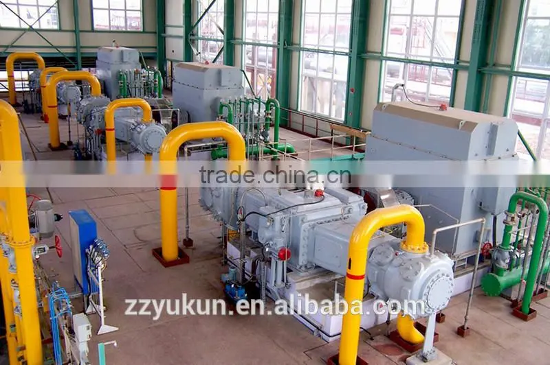 Oil free piston nitrogen compressor