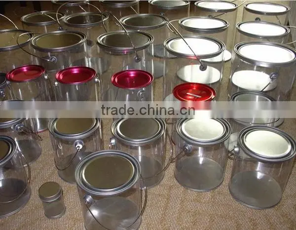 clear tin pail for toy
