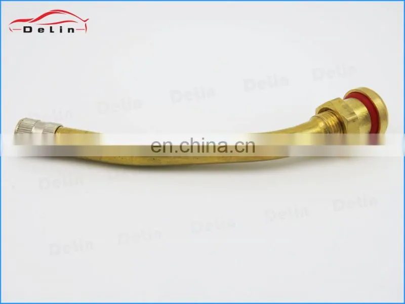 DeLin hot sell V3.20.11 tube metal clamp-in truck bus tire valve