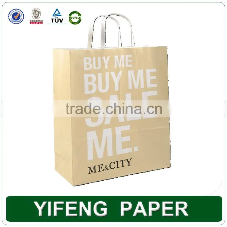 High Quality Recyclable Custom Printed Kraft Paper Bag