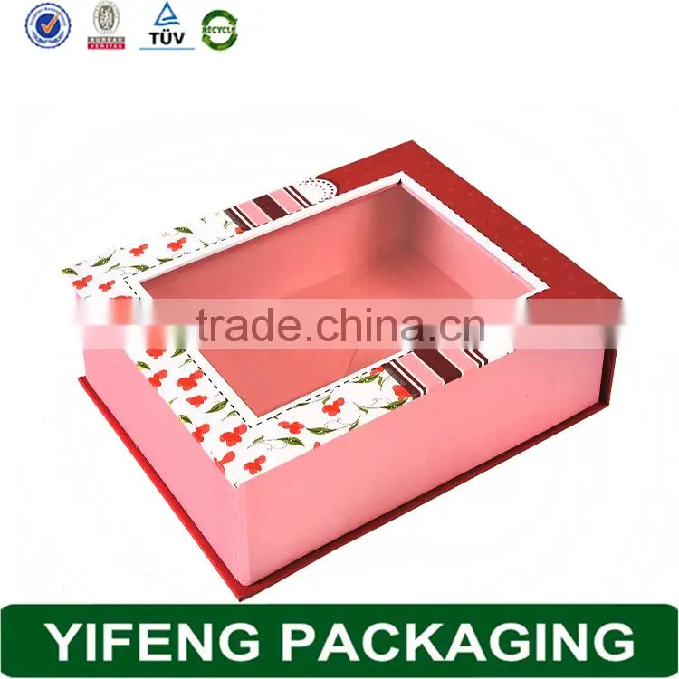 baby clothes storage folding box with PVC window