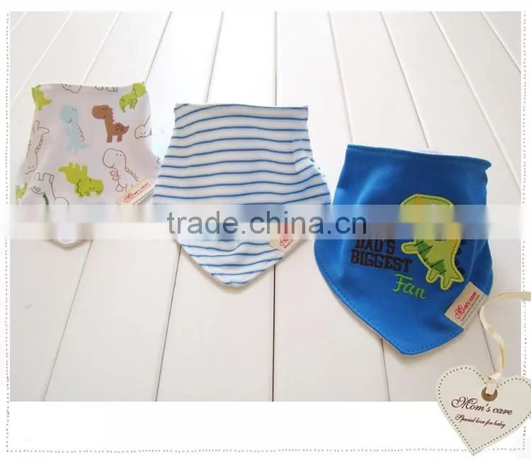 Newest baby bibs cotton washable from china supplier