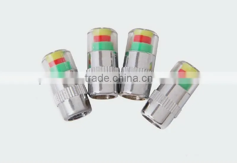 Automotive Car Tire Valve Caps Pressure Gauge Indicator