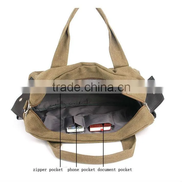 24oz cotton canvas totes handbags for travel