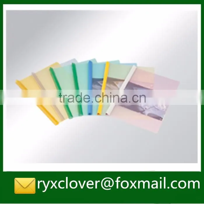 PP plastic transparent clip report cover file folder