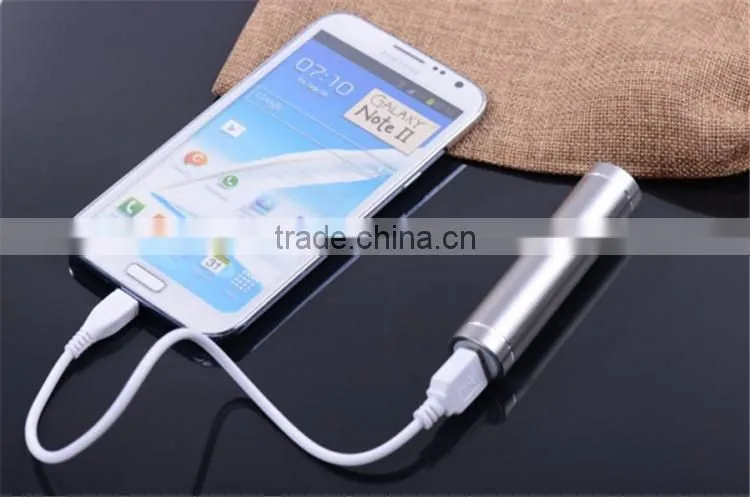 Custom 2600mah metal power bank charger
