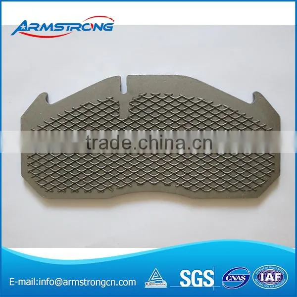high quality High Shear Strength brake pad back plate