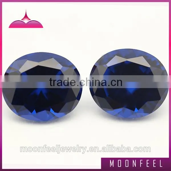oval blue spinel gemstonte for ring
