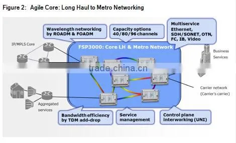 ADVA FSP 3000 series dwdm mux optical transmitter and receiver