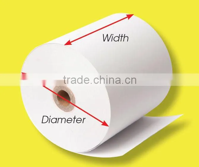 Pre-printed thermal paper roll