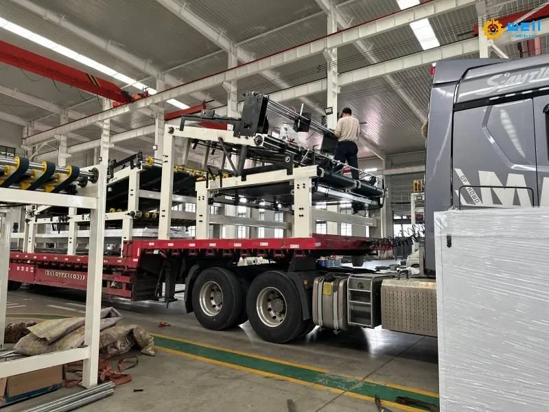 Hardboard production line