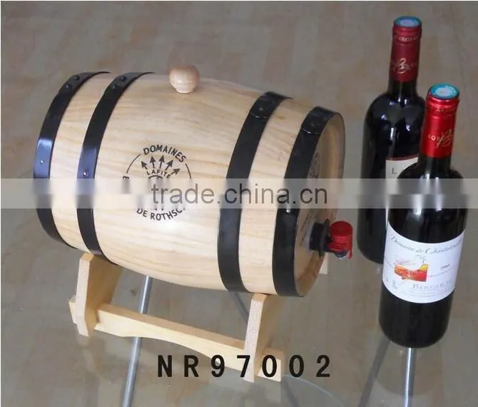 Oak Material Wood Type Sake Storage Boxes, Wooden Wine Barrels, Empty Whiskey Barrel