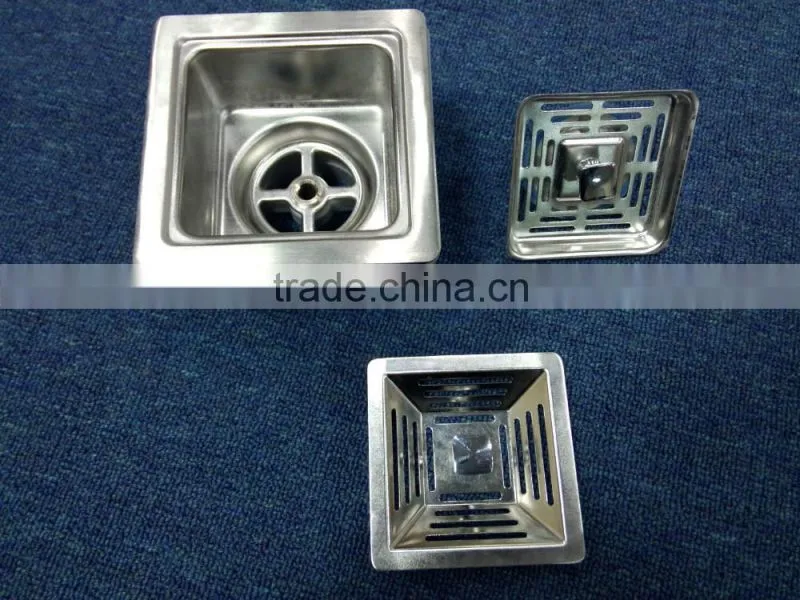 11cm square stainless steel kitchen drainer, kitchen sink accessories HD15