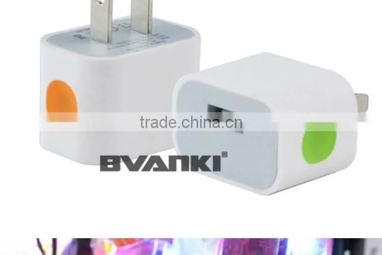 Phone Gadget New Product Wholesale LED USB Wall Charger For iPhone,5V 1A Super Fast Mobile Phone Charger,USB Charger Adapter