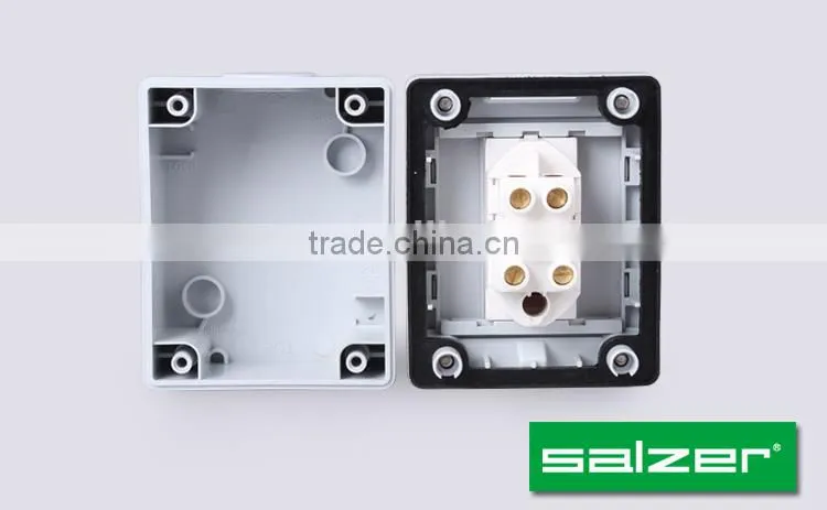 Salzer one gang one way waterproof protected switches 20A IP56