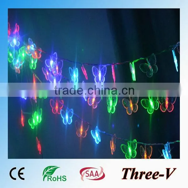 Butterfly LED Xmas lights holiday home window ceiling tree decoration string light 5M/10M 220V/110V