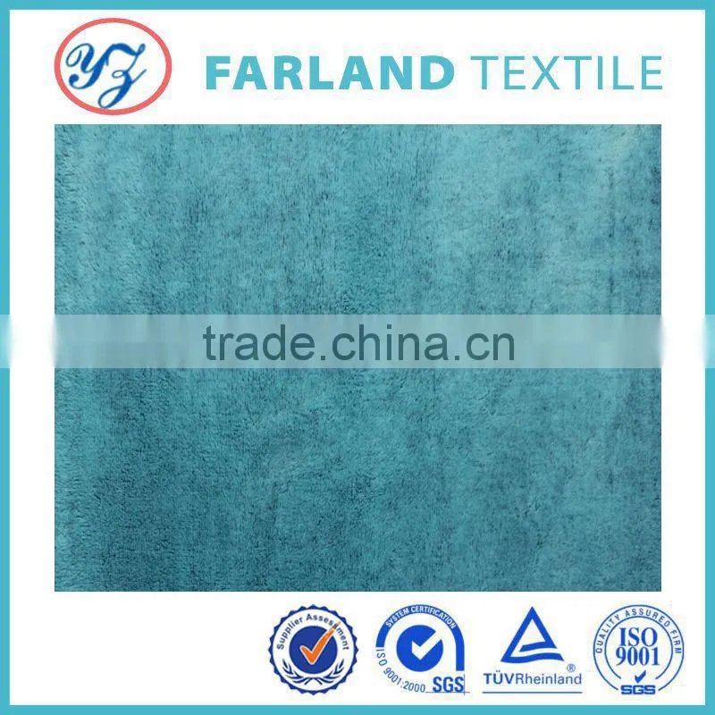 china wholesale fabric solid color flannel fleece fabric for winter plush slippers