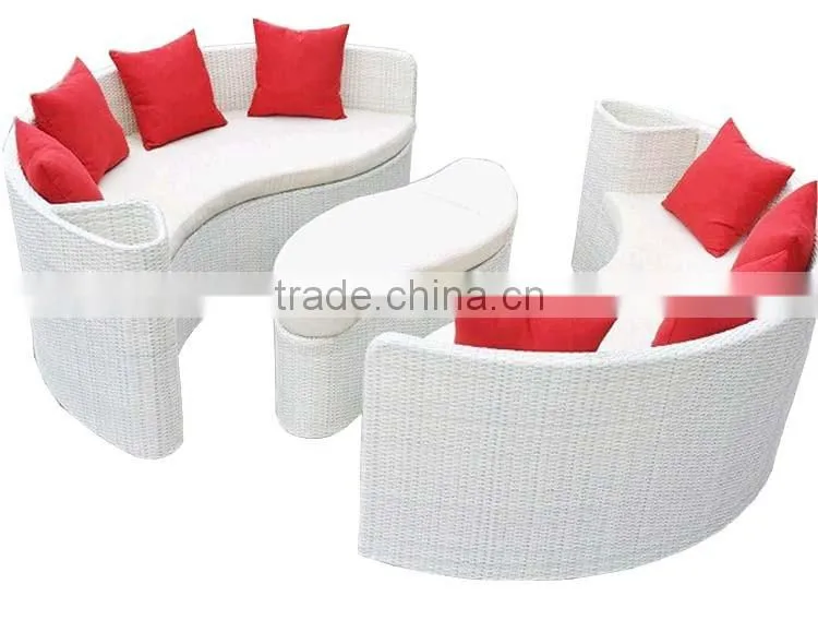 Round Shaped Rattan Outdoor Furniture Personality Leisure Big Round Garden Rattan Furniture