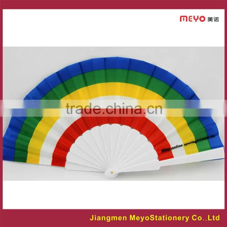 2015 Promotional Gift Custom Plastic Folding Hand Fan