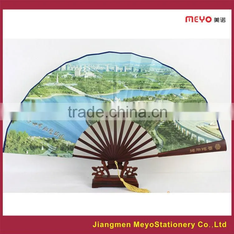 2015 Chinese Promotional Gift Custom Bamboo Folding Hand Fan