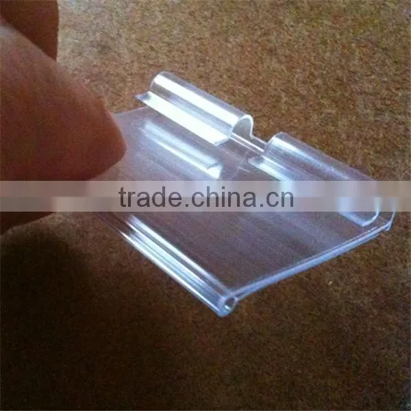 supermarket price tag holder price label holder plastic grip sign holder