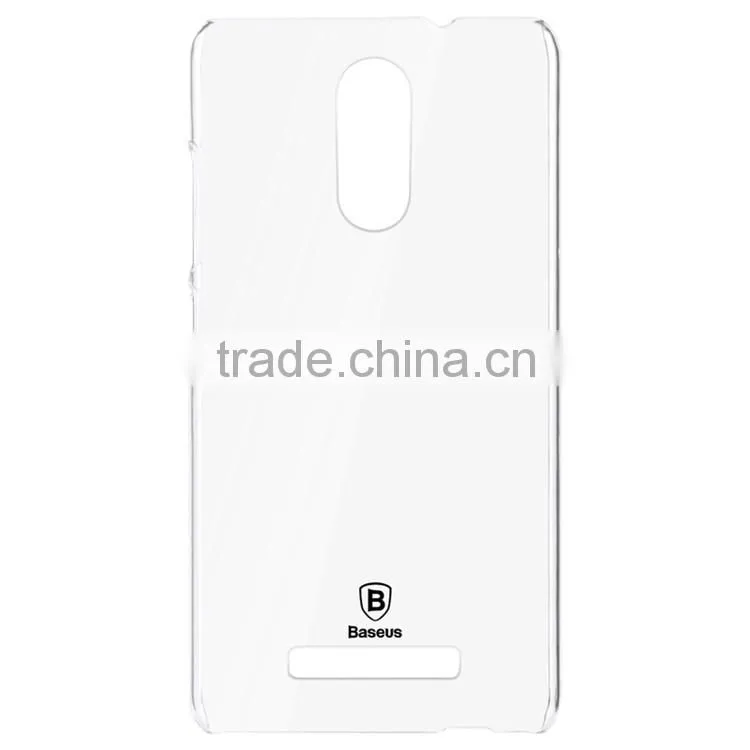 Baseus Sky Series Case for Xiaomi Rdmi Note 3 Clear Hard PC Rubber Back Case MT-5156